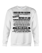 SHE'S A BIT CRAZY - BEST GIFT FOR DAUGHTER-IN-LAW Crewneck Sweatshirt tile