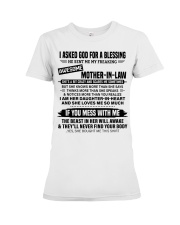 SHE'S A BIT CRAZY - BEST GIFT FOR DAUGHTER-IN-LAW Premium Fit Ladies Tee tile