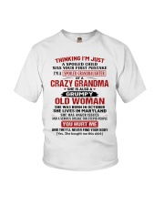 OCTOBER GRUMPY OLD WOMAN - GRANDMA GRANDDAUGHTER Youth T-Shirt front