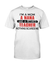 AND A RETIRED - PERFECT GIFT FOR TEACHER Premium Fit Mens Tee tile
