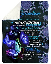I CAN PROMISE TO LOVE YOU - BEST GIFT FOR GRANDSON Sherpa Fleece Blanket tile