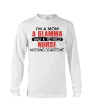 I'M A MOM A GLAMMA AND A RETIRED NURSE Long Sleeve Tee tile