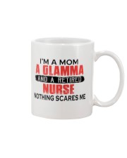 I'M A MOM A GLAMMA AND A RETIRED NURSE Mug tile