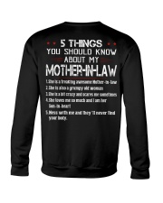 5 THINGS YOU SHOULD KNOW ABOUT MY MOTHER-IN-LAW Crewneck Sweatshirt tile
