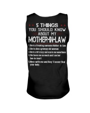 5 THINGS YOU SHOULD KNOW ABOUT MY MOTHER-IN-LAW Unisex Tank tile