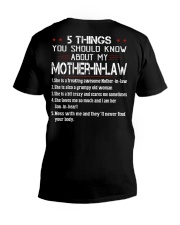5 THINGS YOU SHOULD KNOW ABOUT MY MOTHER-IN-LAW V-Neck T-Shirt tile