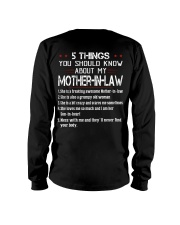 5 THINGS YOU SHOULD KNOW ABOUT MY MOTHER-IN-LAW Long Sleeve Tee tile