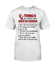 5 THINGS YOU SHOULD KNOW ABOUT MY GRANDMA Classic T-Shirt tile