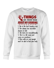 5 THINGS YOU SHOULD KNOW ABOUT MY GRANDMA Crewneck Sweatshirt tile