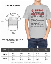 5 THINGS YOU SHOULD KNOW ABOUT MY GRANDMA Youth T-Shirt custom-t-shirts-youth-lifestyle-front-04