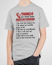 5 THINGS YOU SHOULD KNOW ABOUT MY GRANDMA Youth T-Shirt garment-youth-tshirt-front-lifestyle-01