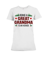 Being A Great Grandma - Perfect Gift For Great-Grandma Premium Fit Ladies Tee tile