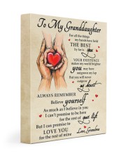 MY HEART - BEST GIFT FOR GRANDDAUGHTER 11x14 Gallery Wrapped Canvas Prints front