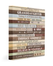 BELIEVE IN YOURSELF - BEST GIFT FOR GRANDDAUGHTER 11x14 Gallery Wrapped Canvas Prints front