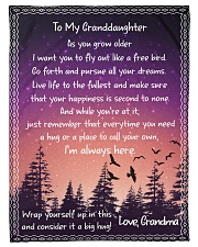 AS YOU GROW OLDER - GRANDMA TO GRANDDAUGHTER Small Fleece Blanket - 30" x 40" front