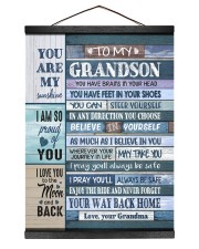 BELIEVE IN YOURSELF - FOR GRANDSON FROM GRANDMA Hanging Canvas tile