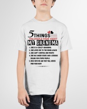 5 THINGS YOU SHOULD KNOW ABOUT MY GRANDMA Youth T-Shirt garment-youth-tshirt-front-01