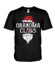Grandma Claus - Perfect Gift For Grandma V-Neck T-Shirt tile