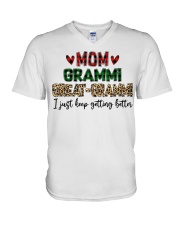 I JUST KEEP GETTING BETTER - PERFECT GIFT FOR GRAMMI V-Neck T-Shirt tile