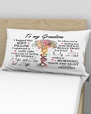 HOPE AND LOVE - BEST GIFT FOR GRANDSON Rectangular Pillowcase aos-pillow-rectangular-front-lifestyle-02
