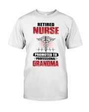 RETIRED NURSE PROMOTED TO PROFESSIONAL GRANDMA Premium Fit Mens Tee tile