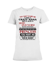 YOU CAN'T SCARE ME - PERFECT GIFT FOR NANA Premium Fit Ladies Tee tile