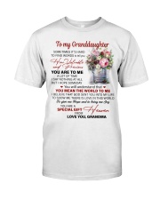 YOU ARE TO ME - SPECIAL GIFT FOR GRANDDAUGHTER Premium Fit Mens Tee tile