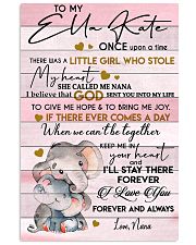 ELEPHANT I LOVE YOU - TO ELLA LATE FROM NANA 11x17 Poster front