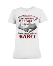 HOW MUCH LOVE HEART HOLD - PERFECT GIFT FOR BABCI Premium Fit Ladies Tee tile