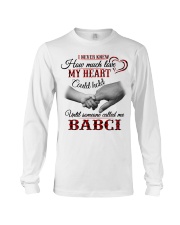 HOW MUCH LOVE HEART HOLD - PERFECT GIFT FOR BABCI Long Sleeve Tee tile