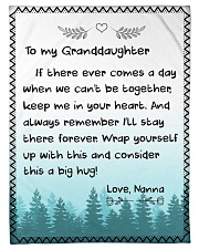 I'LL STAY THERE FOREVER - NANNA TO GRANDDAUGHTER Small Fleece Blanket - 30" x 40" front