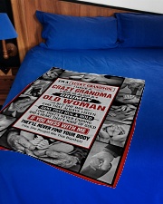 IF YOU MESS WITH ME - PERFECT GIFT FOR GRANDSON Small Fleece Blanket - 30" x 40" aos-coral-fleece-blanket-30x40-lifestyle-front-02