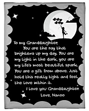 YOU ARE A GIFT FROM ABOVE - NANOO TO GRANDDAUGHTER Small Fleece Blanket - 30" x 40" front