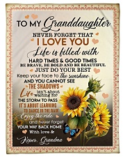 I LOVE YOU - AMAZING GIFT FOR GRANDDAUGHTER Small Fleece Blanket - 30" x 40" front