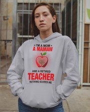 NOTHING SCARES ME - PERFECT GIFT FOR MAMAW Hooded Sweatshirt apparel-hooded-sweatshirt-lifestyle-08