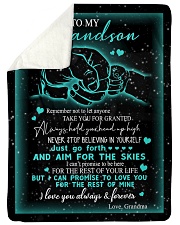 BELIEVING IN YOURSELF - PERFECT GIFT FOR GRANDSON Sherpa Fleece Blanket tile