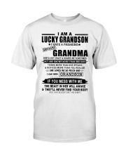 SHE LOVES ME SO MUCH - BEST GIFT FOR GRANDSON Classic T-Shirt tile