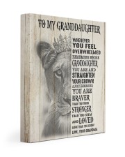 ALWAYS REMEMBER - LOVELY GIFT FOR GRANDDAUGHTER 11x14 Gallery Wrapped Canvas Prints front