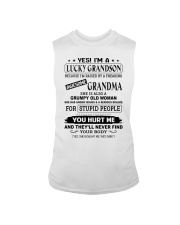YOU HURT ME - SPECIAL GIFT FOR GRANDMA Sleeveless Tee tile