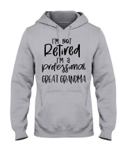 I'm Not Retired - I'm A Professional Great Grandma Hooded Sweatshirt front
