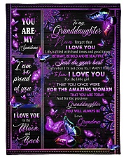 JUST DO YOUR BEST - BEST GIFT FOR GRANDDAUGHTER Small Fleece Blanket - 30" x 40" front