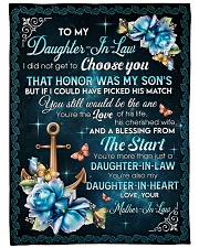 YOU ARE THE LOVE OF HIS LIFE - BEST GIFT FOR DAUGHTER-IN-LAW Large Fleece Blanket - 60" x 80" front