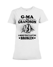 G-MA AND GRANDSON A BOND THAT CAN'T BE BROKEN Premium Fit Ladies Tee tile