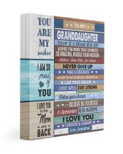 YOU ARE MY SUNSHINE - GREAT GIFT FOR GRANDDAUGHTER 11x14 Gallery Wrapped Canvas Prints front