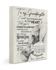 YOU WILL NEVER LOSE - GREAT GIFT FOR GRANDDAUGHTER 11x14 Gallery Wrapped Canvas Prints front