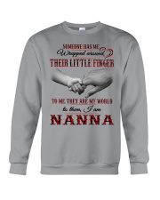 THEY ARE MY WORLD - PERFECT GIFT FOR NANNA Crewneck Sweatshirt tile