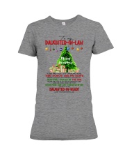 MERRY CHRISTMAS - BEST GIFT FOR DAUGHTER-IN-LAW Premium Fit Ladies Tee tile