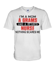 AND A RETIRED - PERFECT GIFT FOR NURSE V-Neck T-Shirt tile