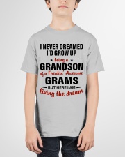 LIVING THE DREAM - BEST GIFT FOR GRANDSON Youth T-Shirt garment-youth-tshirt-front-01
