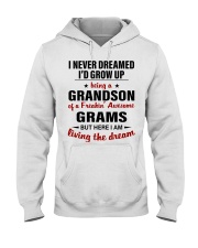LIVING THE DREAM - BEST GIFT FOR GRANDSON Hooded Sweatshirt tile